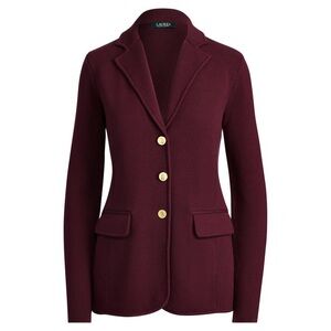 Ralph Lauren Deep Burgundy Blazer
